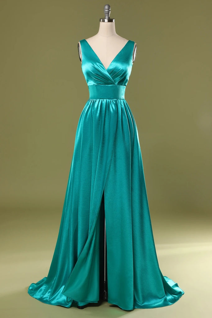 Turquoise Long Prom Dress ...